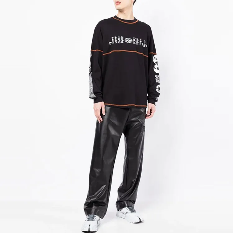 GCDS Universal Flag Long sleeve T shirt-1