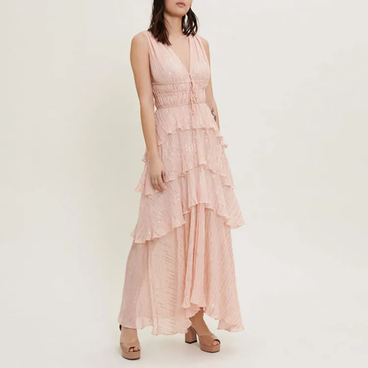 Maje Sleeveless Dresses Women's Pink-2