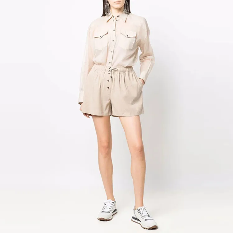 Brunello Cucinelli Shirts Women's Khaki-1