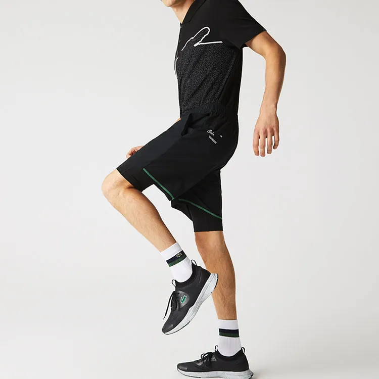 LACOSTE SS22 Slim Fit Shorts Summer Men's Black-2