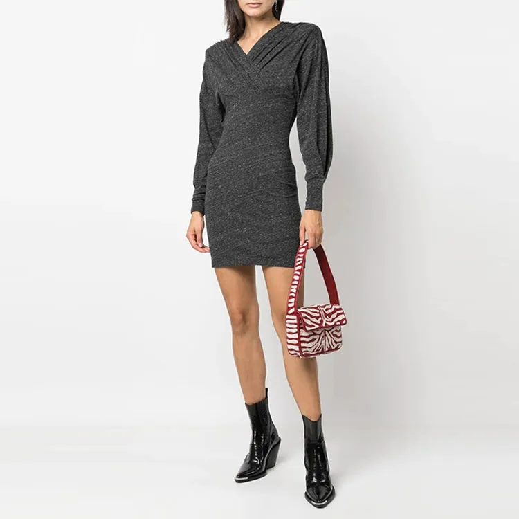 IRO NIGHT Long-Sleeved Dresses Women's Gray-1
