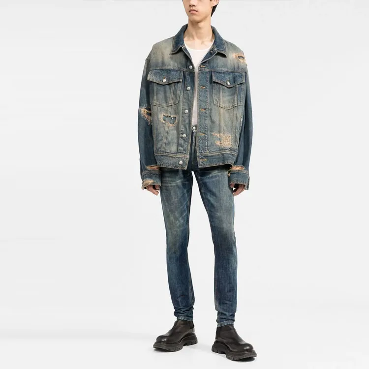 BALMAIN Slim Cut Faded Jeans-1