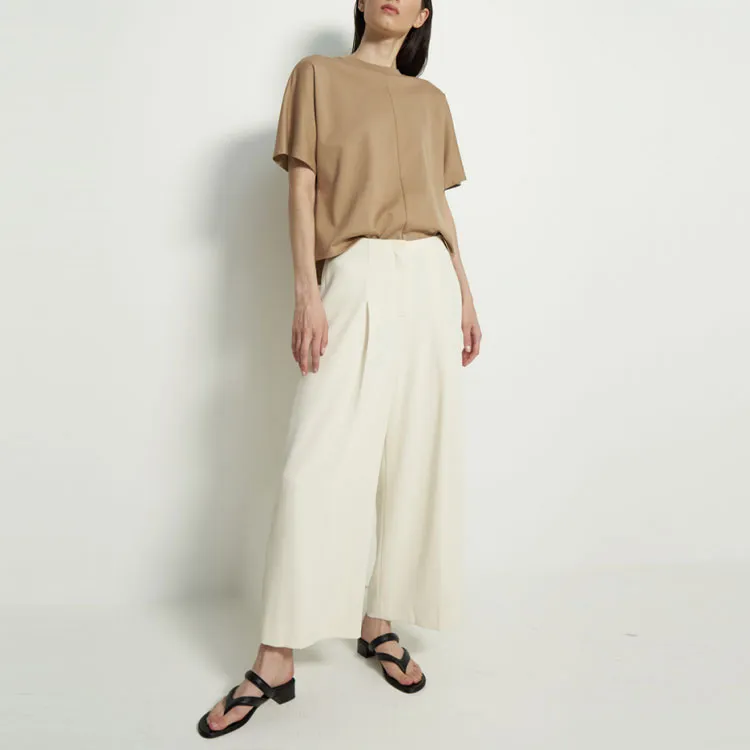 THEORY Casual Pants Women's Ecru-1
