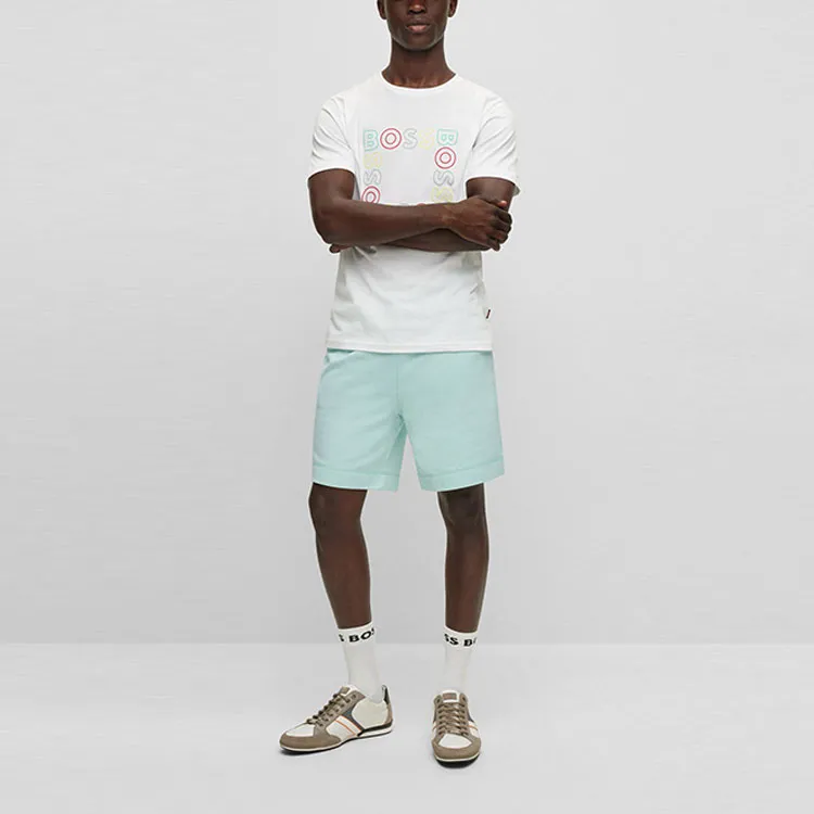 HUGO BOSS Casual Shorts Men Light Green-1