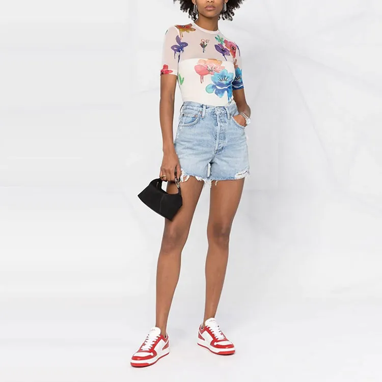 AGOLDE Criss Cross Short 'Symbol'-1