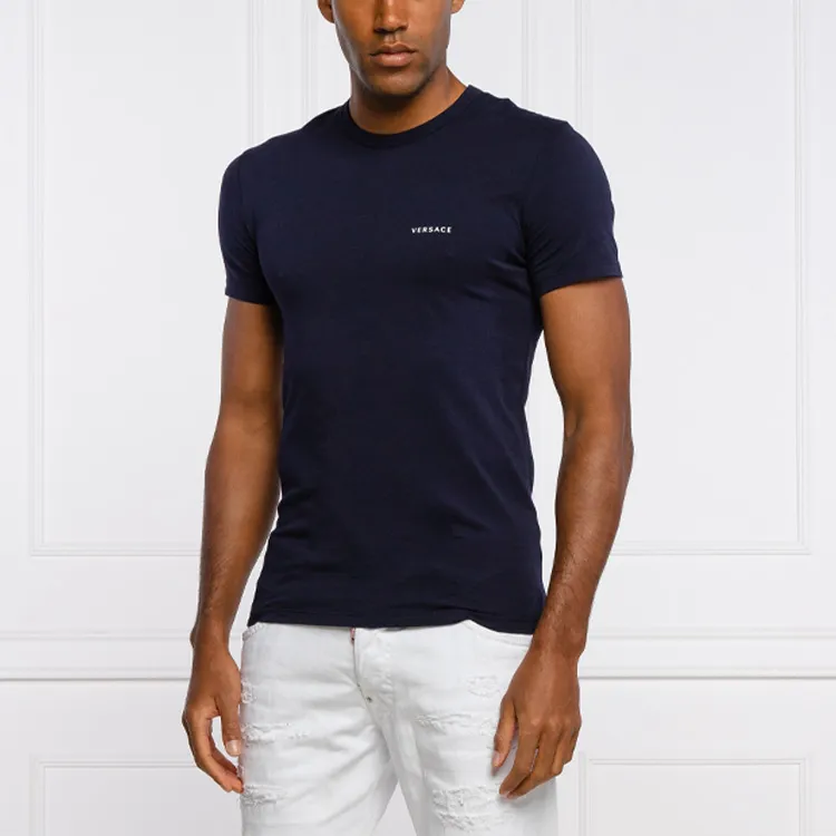 VERSACE T Shirt Men's Navy Blue-4