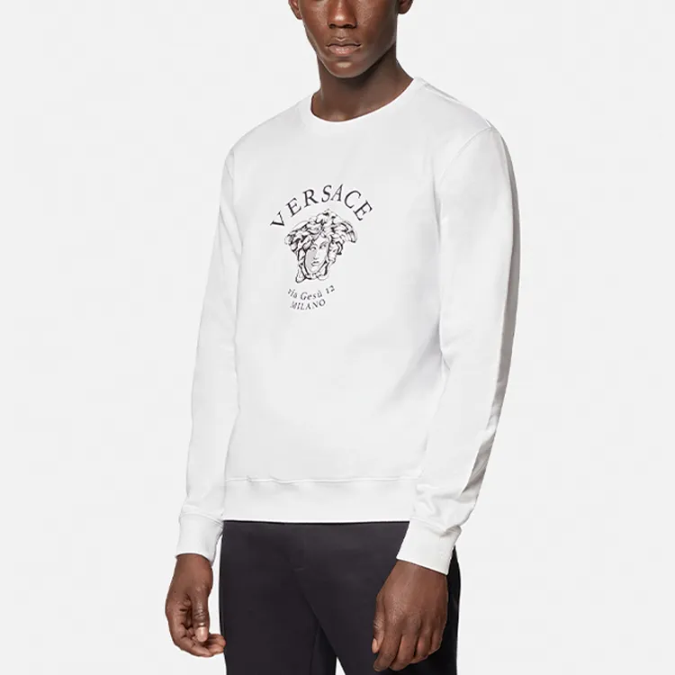 VERSACE Sweatshirts Men White-2