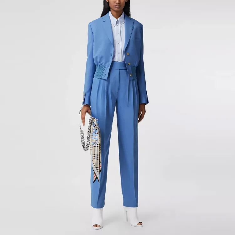 Burberry Casual Pants Women's Cobalt-1