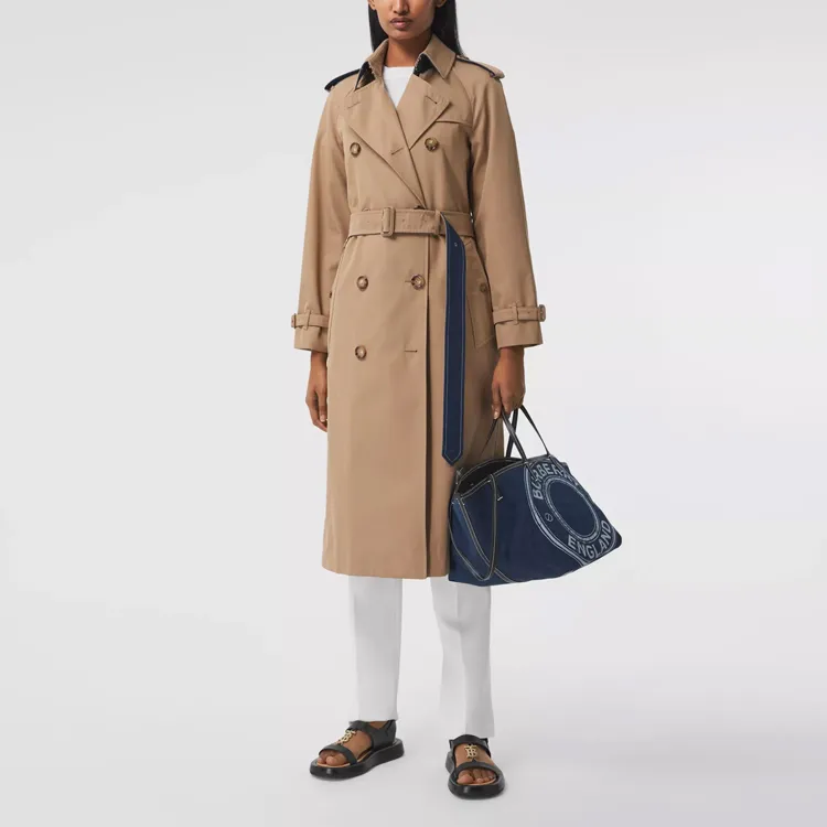 Burberry Trench Coats Women's Camel-3