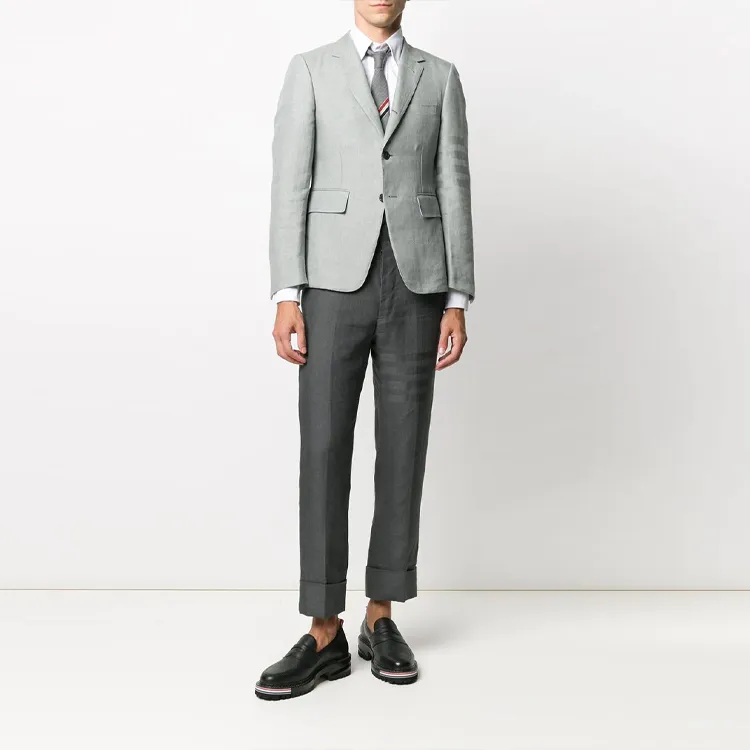 THOM BROWNE Fit 1 Backstrap Trousers-3