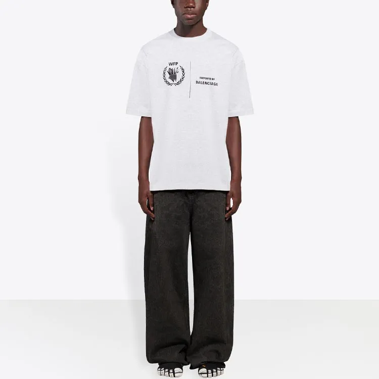 Balenciaga x Wfp T Shirt Men's Gray-2