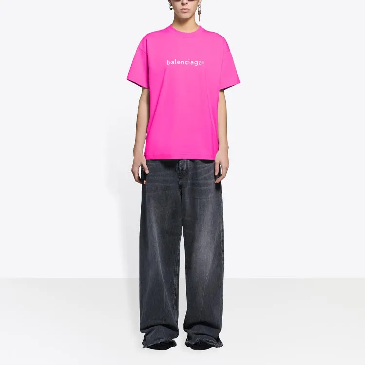 Balenciaga Copyright T Shirt 'Pink'-2