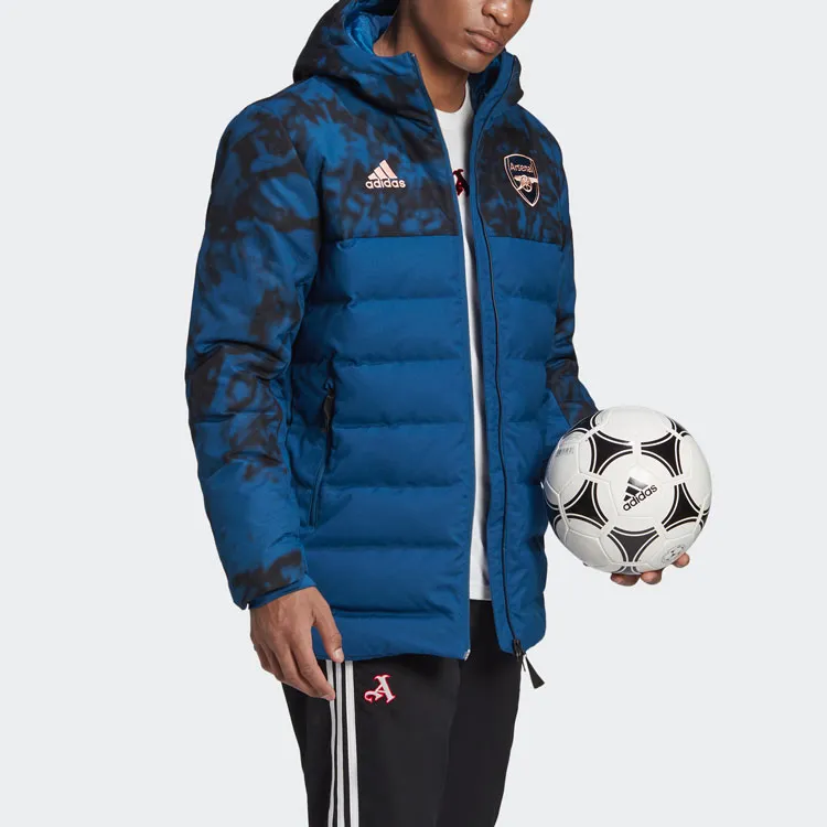 Adidas Arsenal Down Jacket Men's Blue-4