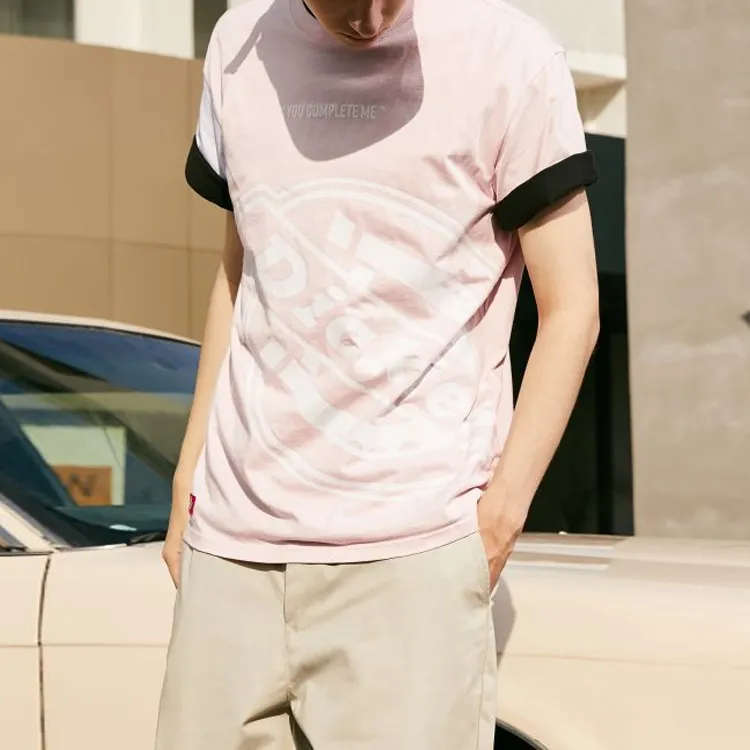 Dickies SS21 T Shirt Unisex Pink White-3