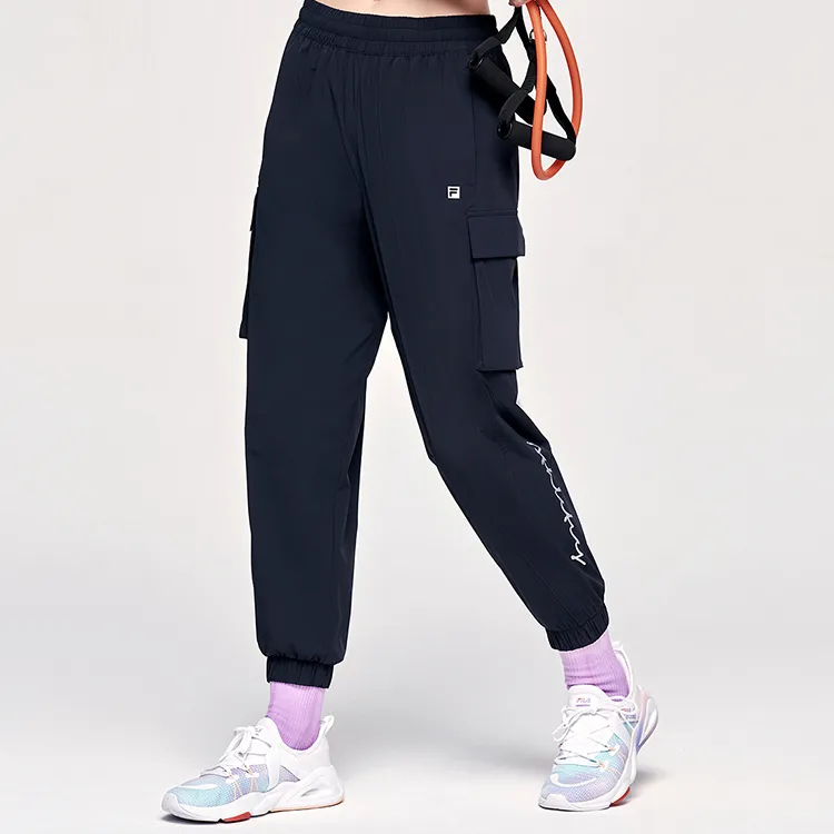 FILA Casual Pants Women's Pitch Black-3