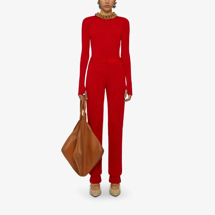 Givenchy Casual Pants Women's Red-1