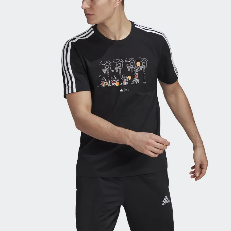 Disney X Adidas T Shirts Men Black-2