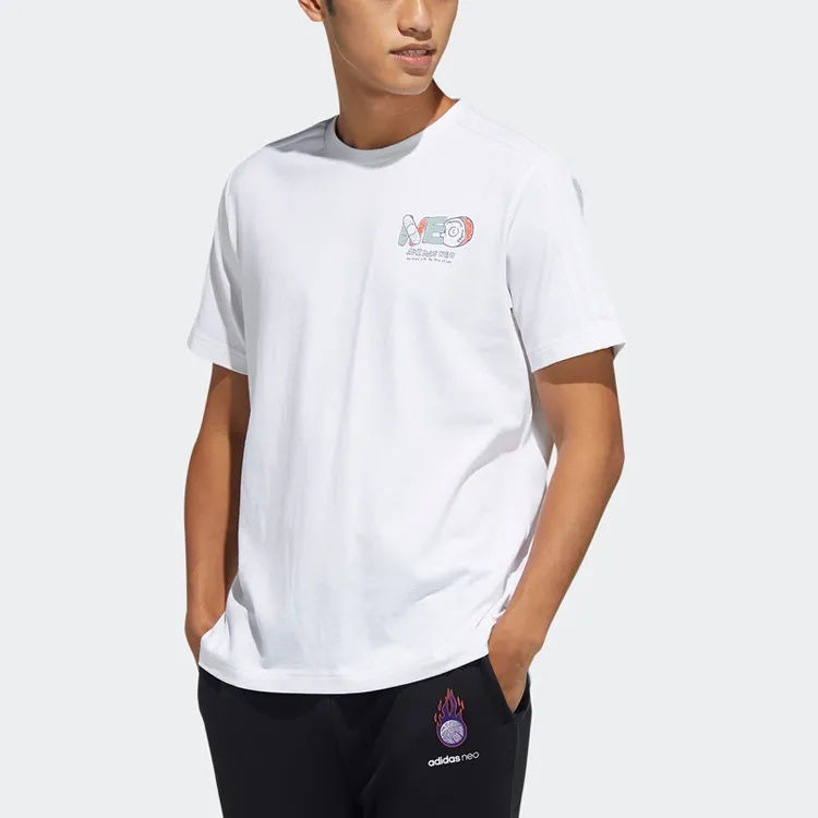 Adidas Neo T-Shirts Men White-1