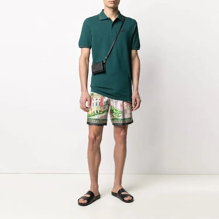 LOEWE Polo Shirt Men's Dark Green-1