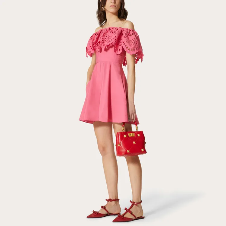 Valentino Sleeveless Dresses Women's Pink-3