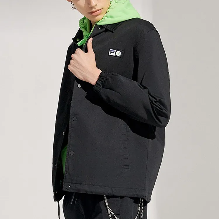 Staple X FILA FUSION Jackets Men Black-3