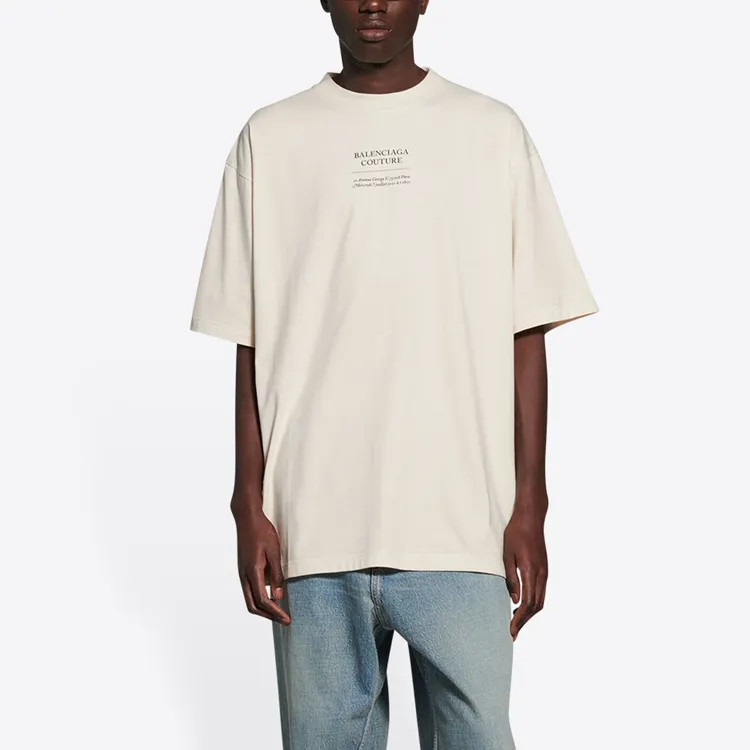 Balenciaga Couture Print Oversized T shirt-3