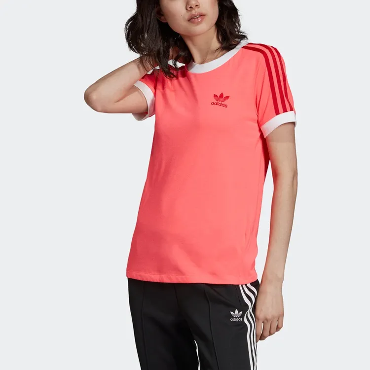 Adidas Originals T Shirts Women's Red-3