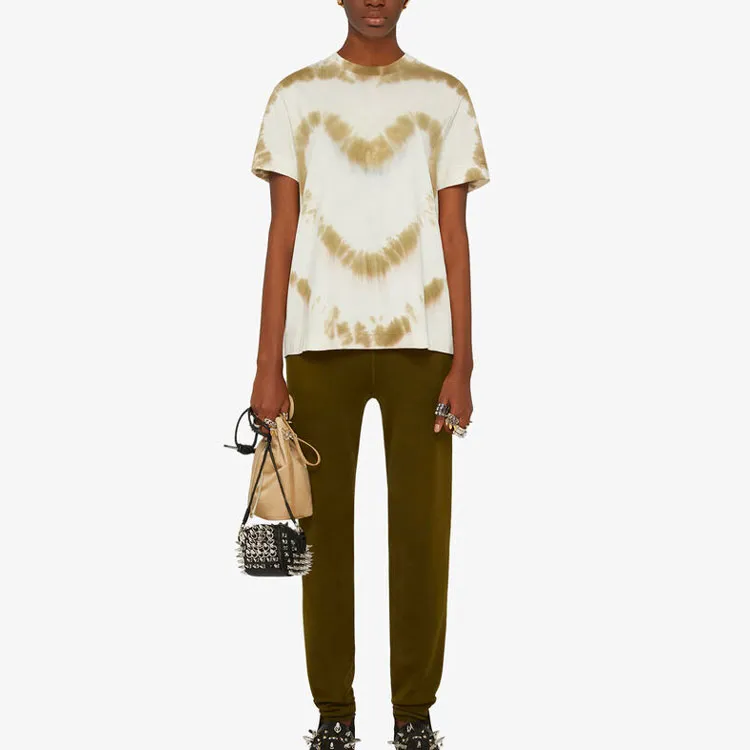 Givenchy Tie And Dye Hearts Oversized T-Shirt 'White/Khaki'-1