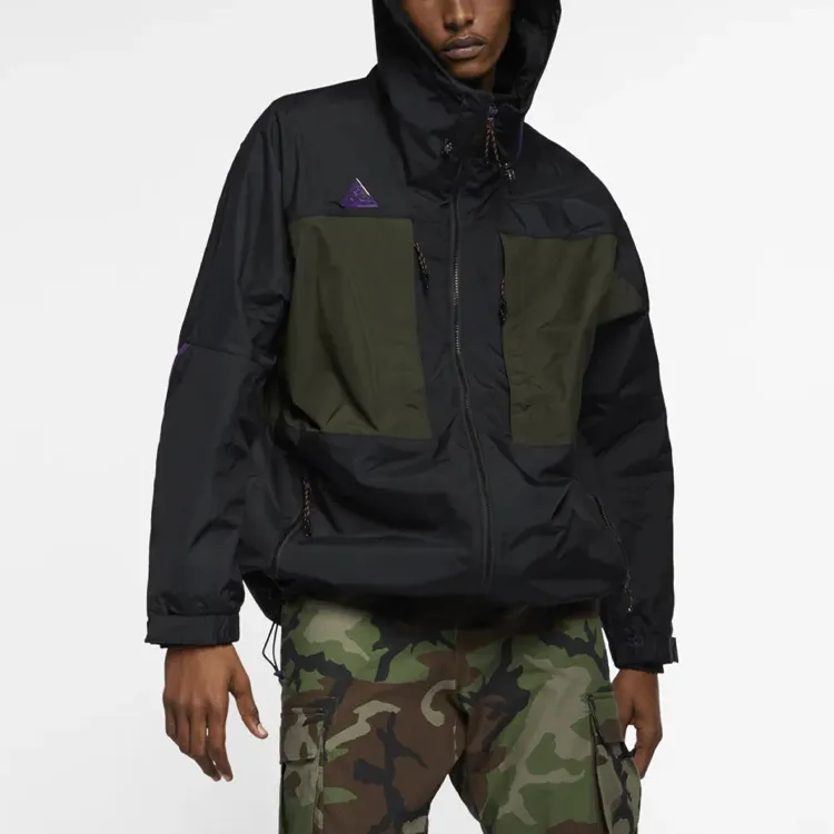 Nike Jackets Men Black Purple-2