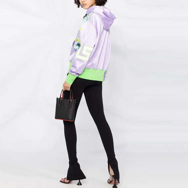 VERSACE Barocco Mosaic Sweatshirt 'Lilac/Green Water'-3