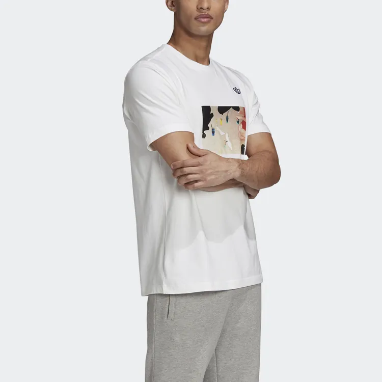 Adidas Originals T Shirt Men's White-4