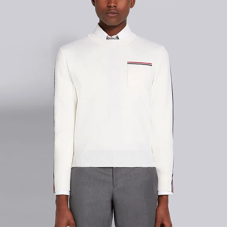 THOM BROWNE Sweaters Men White-1
