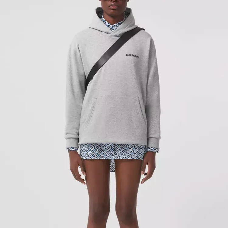 Burberry Sweatshirt Unisex Regular Fit Gray-2