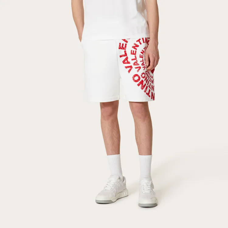 Valentino Casual Shorts Men White-2