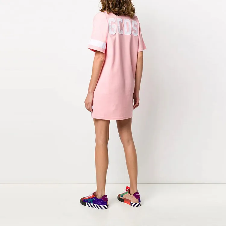 GCDS Short Sleeved Dresses Women's Pink-2
