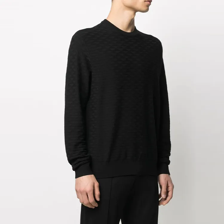 EMPORIO ARMANI Sweaters Men Black-2