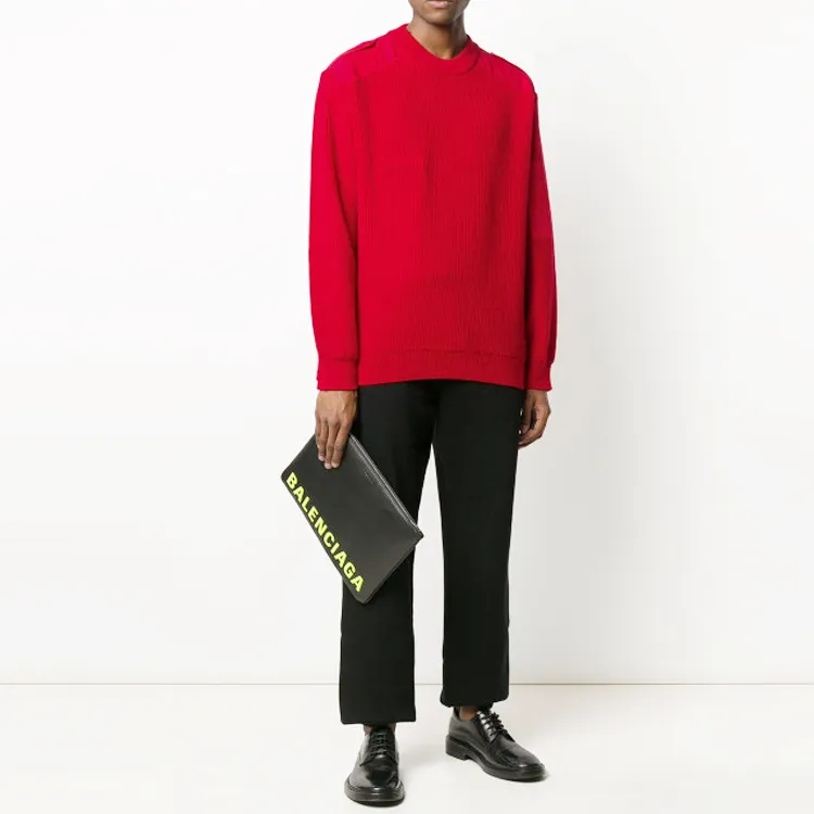 Balenciaga Sweaters Men Red-2