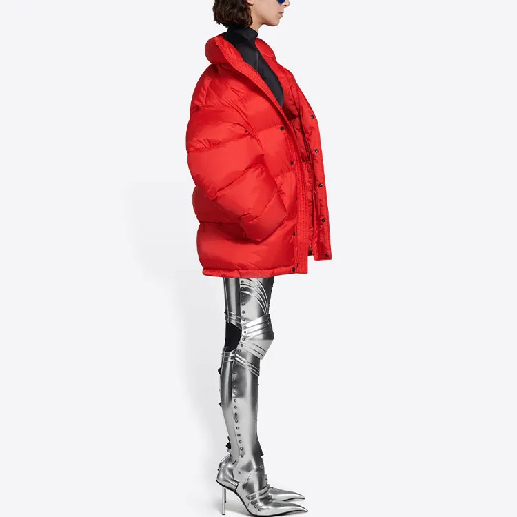 Balenciaga Down Jackets Unisex Red-4