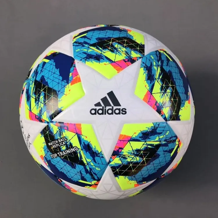 Adidas Size 5 Ball Soccer TPU Machine Stitched Soccer Ball Unisex White Multicolor-4