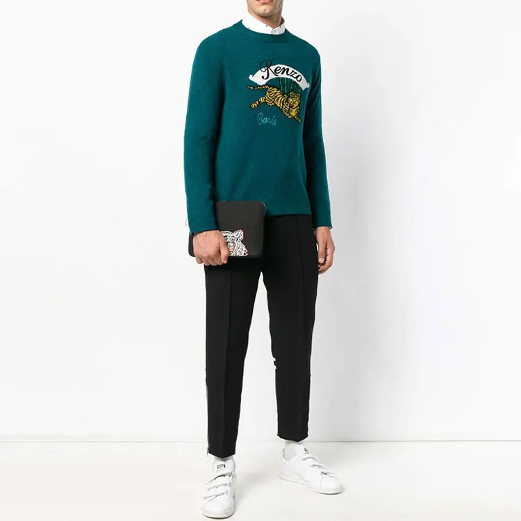 KENZO Sweaters Men Green-1