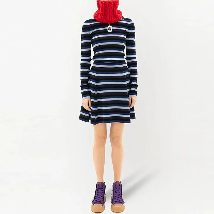 JW Anderson Striped A Line Mini Skirt-1