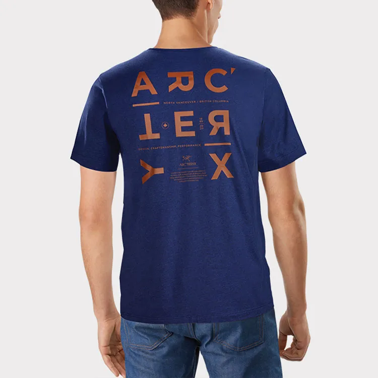 Arcteryx T-Shirt Men's Hubble Blue-3
