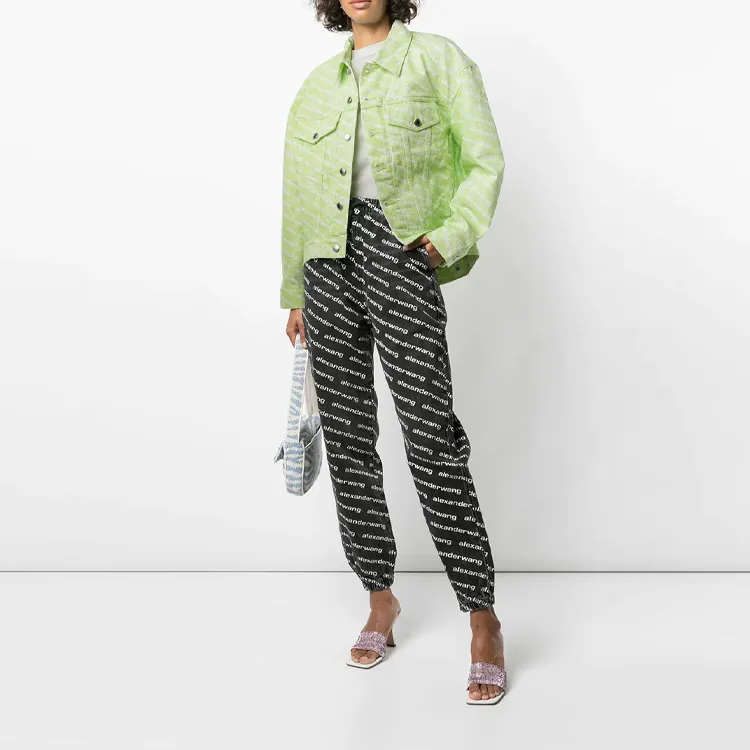 Alexander Wang Denim Jackets Women's Green-1