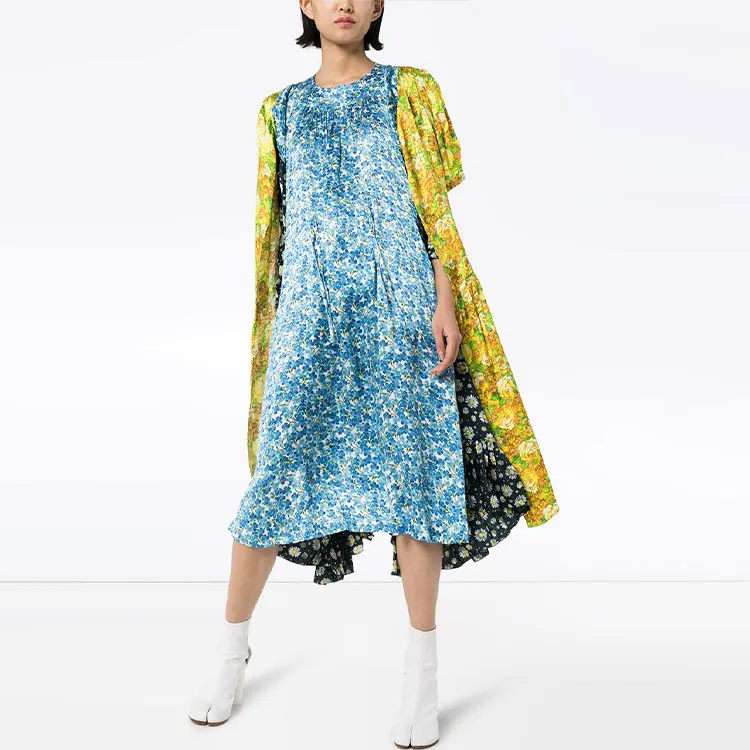 Vetements Long-Sleeved Dresses Women's Blue-1