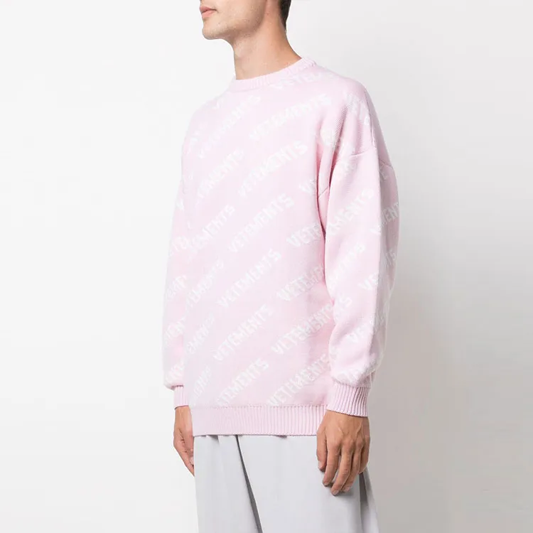 Vetements Monogram Knitted Jumper-3