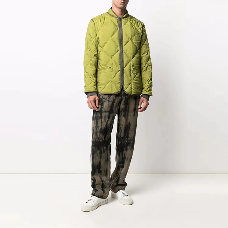 KENZO Solid Color Stand Collar Loose Fit Down Jacket Men's Jasper-2