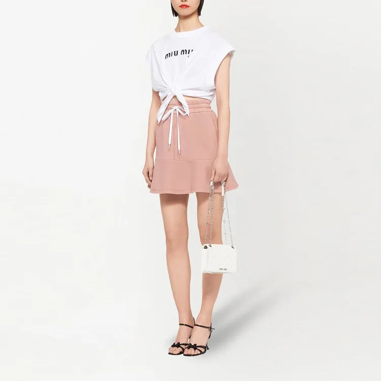 MIU MIU Casual Short Skirts Women's Pink-2