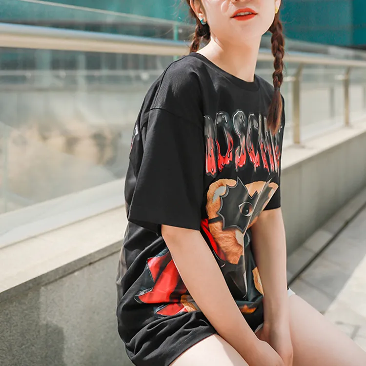 MOSCHINO T Shirts Women's Black-3