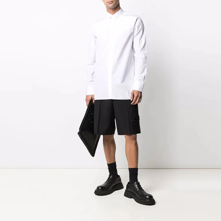 Givenchy 4G embroidered Cotton Shirt-1