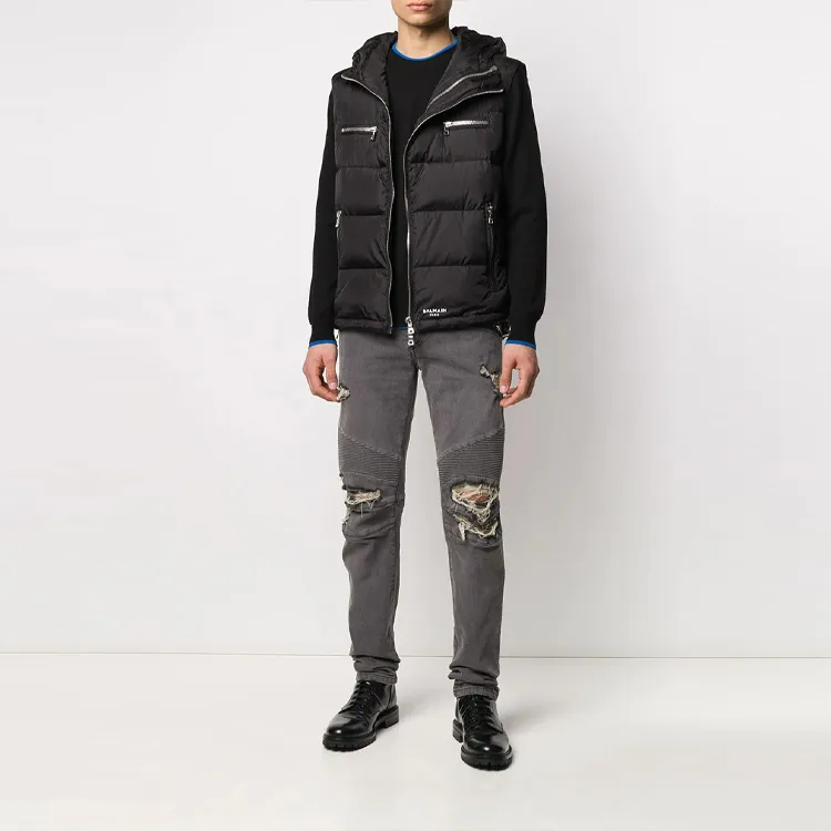 BALMAIN Jeans Men Gray-1